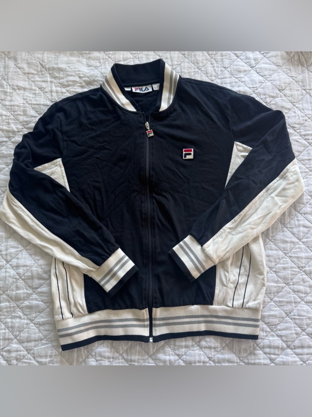 Men’s Fila cotton track jacket
